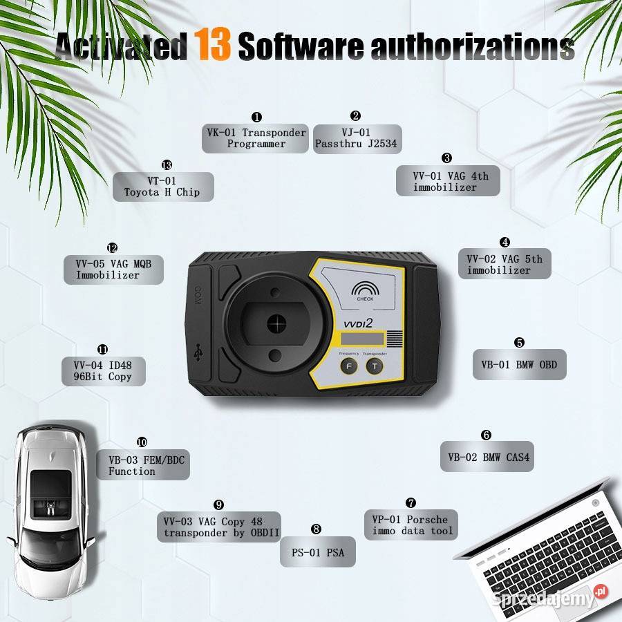 XHORSE VVDI2 PROGRAMATOR KLUCZY AUTORYZACYJNYCH Bielsko-Biała