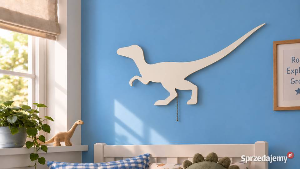 LAMPKA NOCNA Velociraptor Lampka wisząca na Oświetlenie Sosnowiec