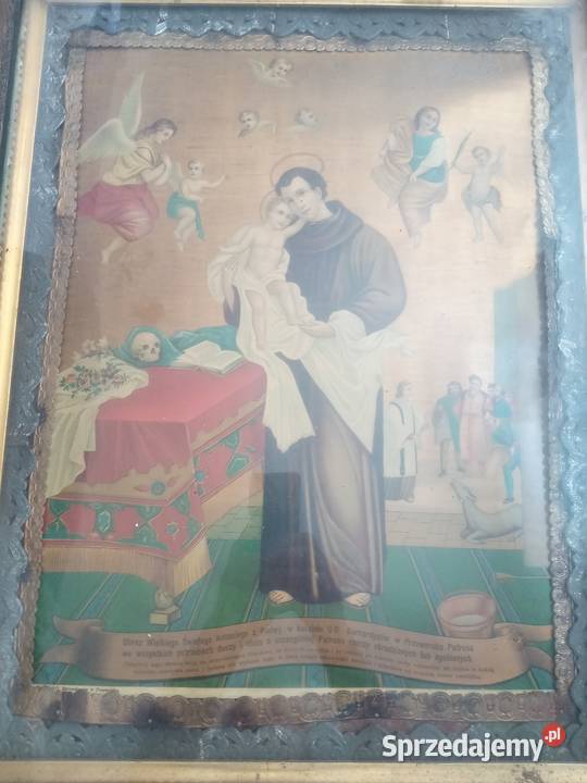 Stary piękny oleodruk Przeworsk przed 1918 Gdów