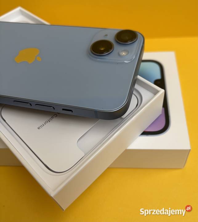 Smartfon APPLE iPhone 14 128GB Niebieski Idealny wielkopolskie Gniezno