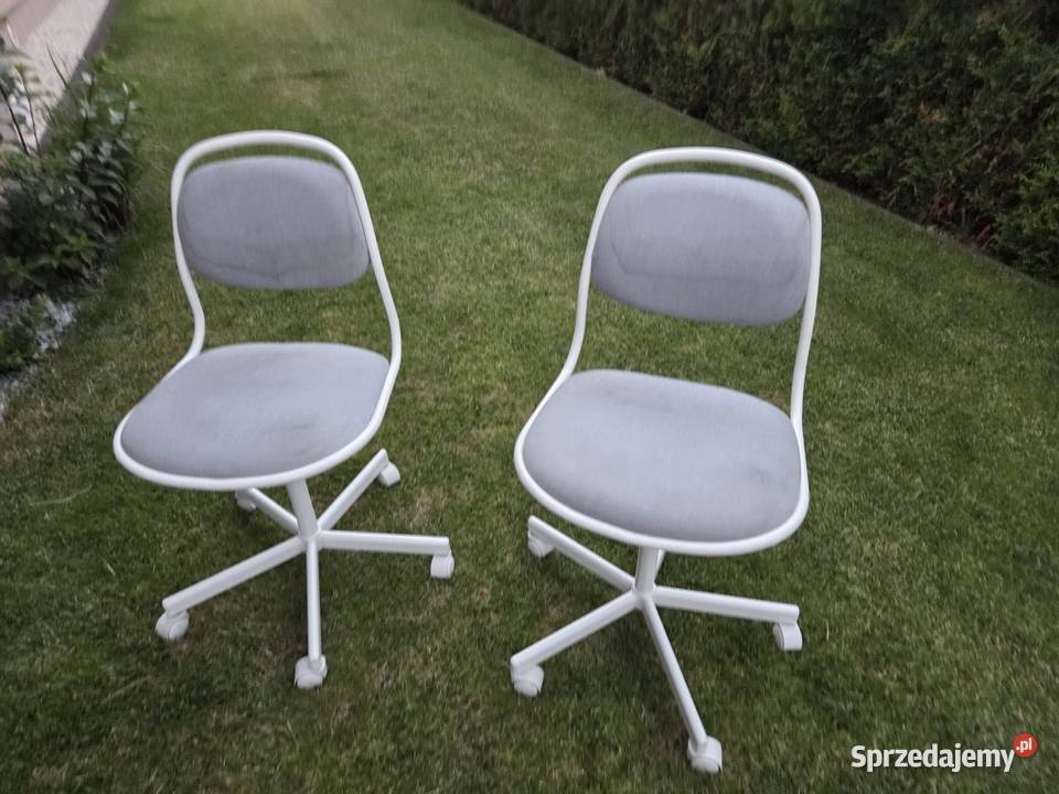 Krzesło do biurka do pokoju Ikea białe opolskie Namysłów