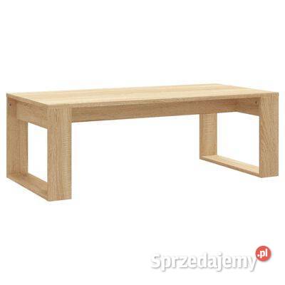 vidaXL Stolik kawowy dąb sonoma 102x50x35 mazowieckie Warszawa