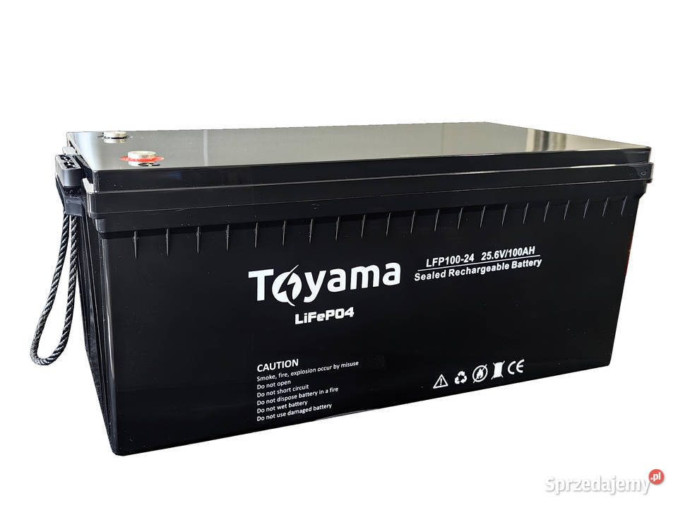 Akumulator litowy Toyama 100 LiFePO4 100Ah 24V do silnika