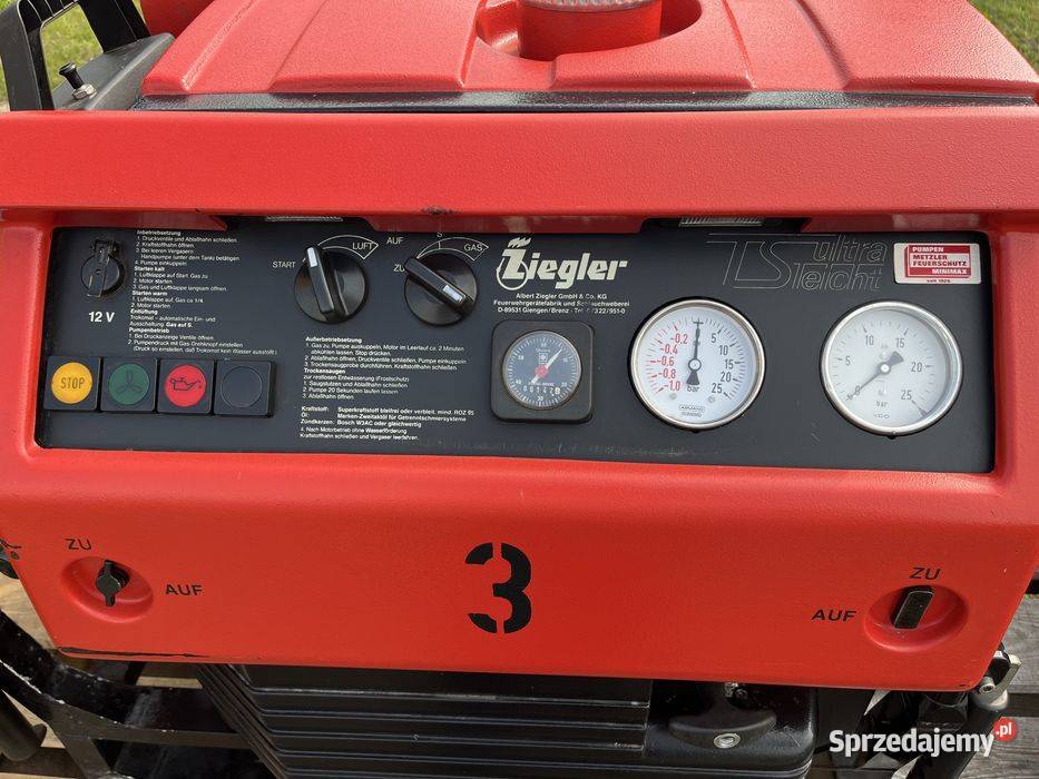 Motopompa Ziegler FP 88 Ultra Leicht 1997 142 wielkopolskie Tuliszków
