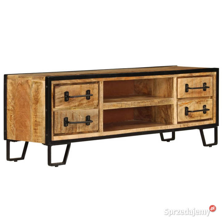 Szafka pod TV z szufladami 120x30x40 lite drewno Warszawa sprzedam