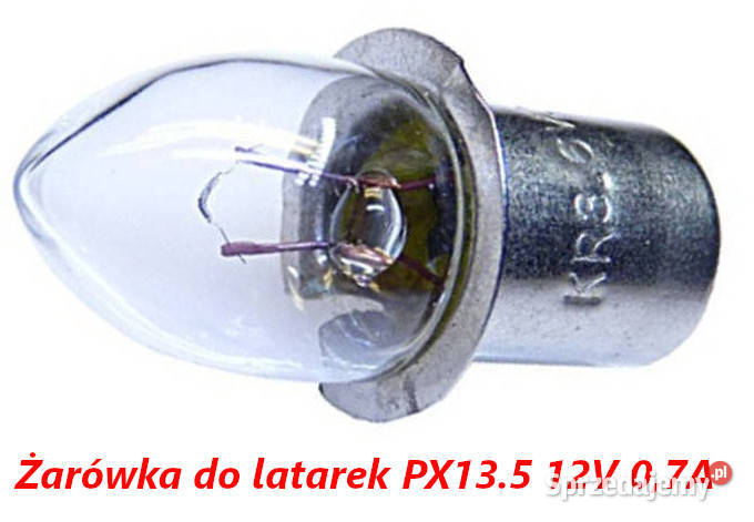 Żarówka do latarek PX135 12V 07A 2 sprzedam