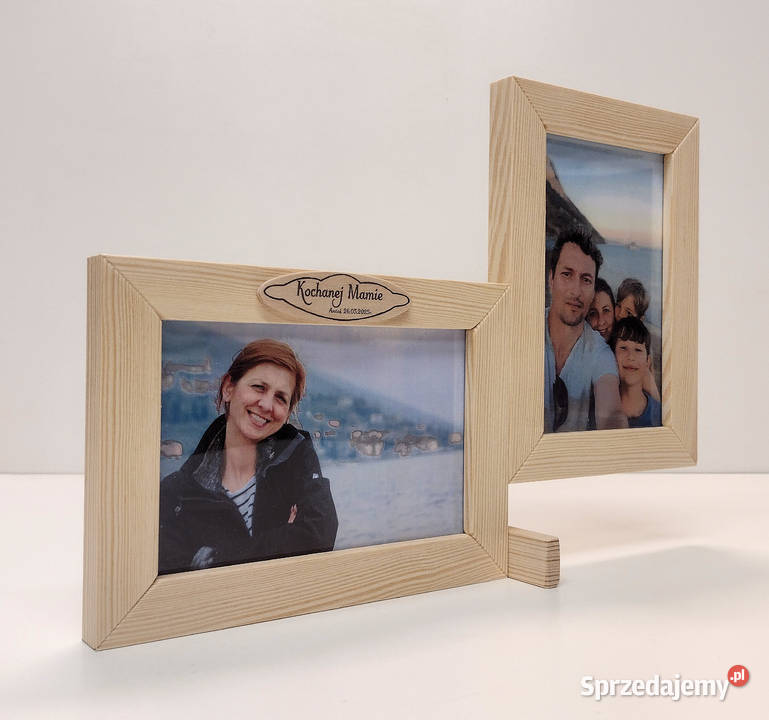 NAPIS DEDYKACJA Ramka Na Zdjęcia 10x15 DREWNO Lublin