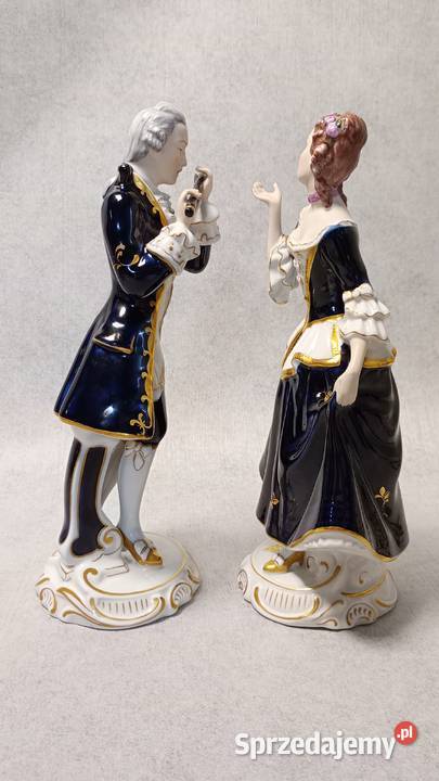 ROYAL DUX Para Rokoko Dworzanie Bohemia Ogromne