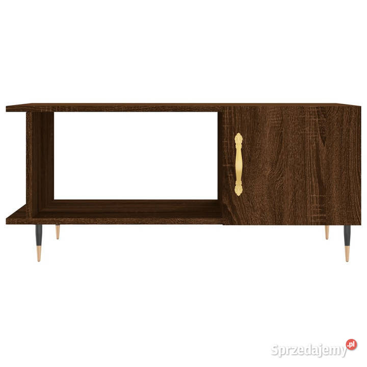 Stolik kawowy brązowy dąb 90x50x40 WM829475 mazowieckie Warszawa
