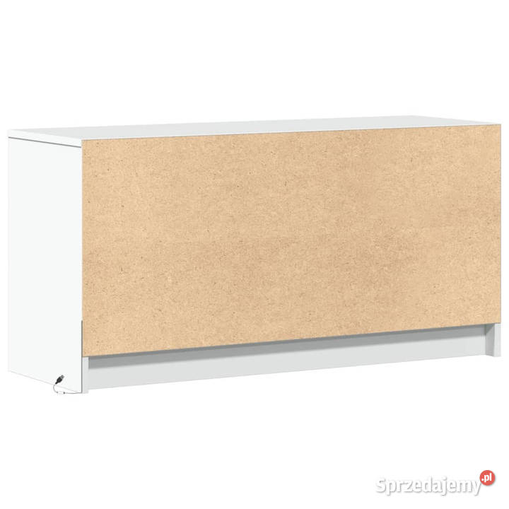 Szafka TV z LED biała 100x34x50 materiał RTV Warszawa sprzedam