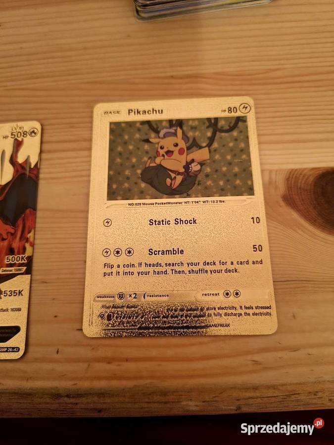 Karty Pokemon 120 Podróbki Dziecka Warszawa