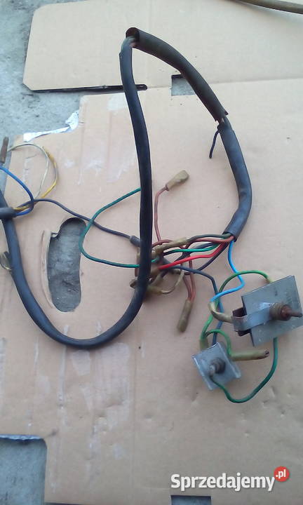 Fragment oryginalnej wiązki elektrycznej z Gdynia
