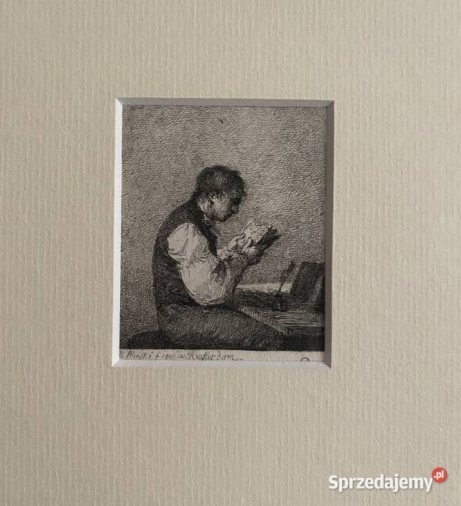 Michał Płoński17781812 Chłopiec czytający Poznań sprzedam