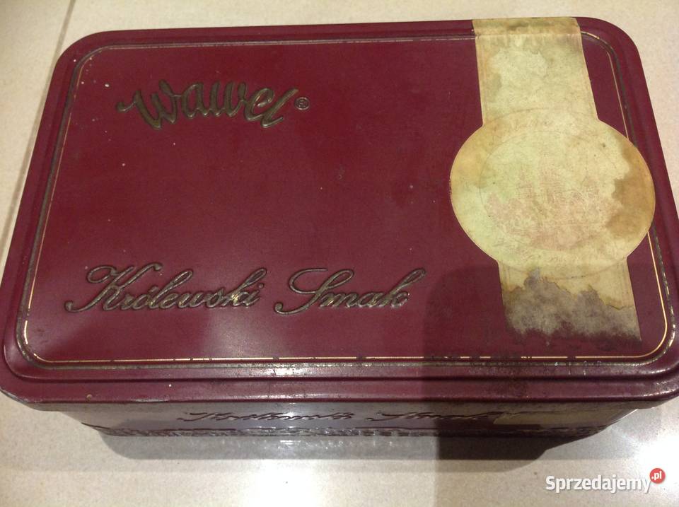 Puszka Blaszana Czekoladkach WAWEL Królewski lubuskie