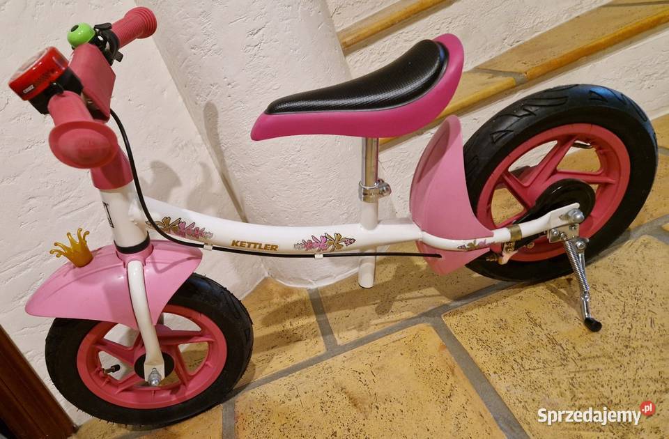 Rowerek biegowy Kettler Princess z dzwonkami lubelskie Lublin