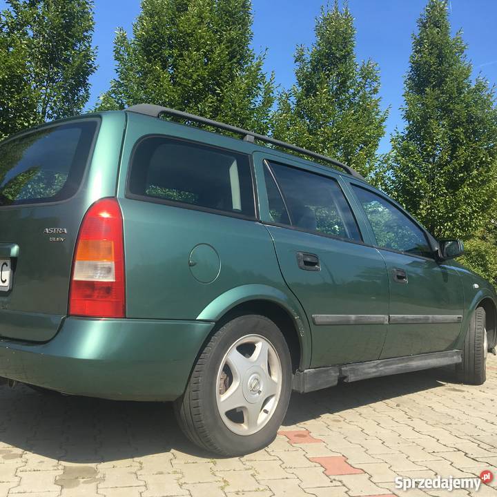 Opel astra g kombi 18 16 v 115 benzyna gaz zielony