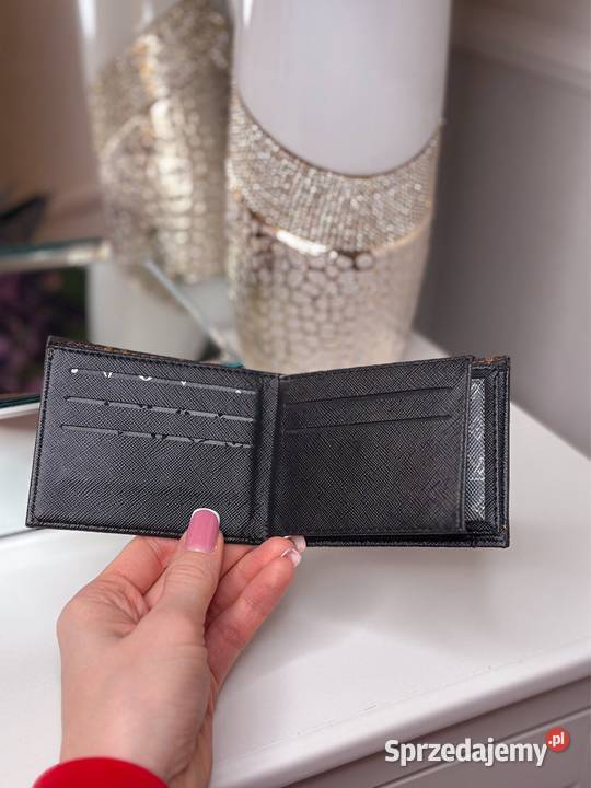 Portfel LV Louis Vuitton brązowy nowy logowany mazowieckie Warszawa sprzedam