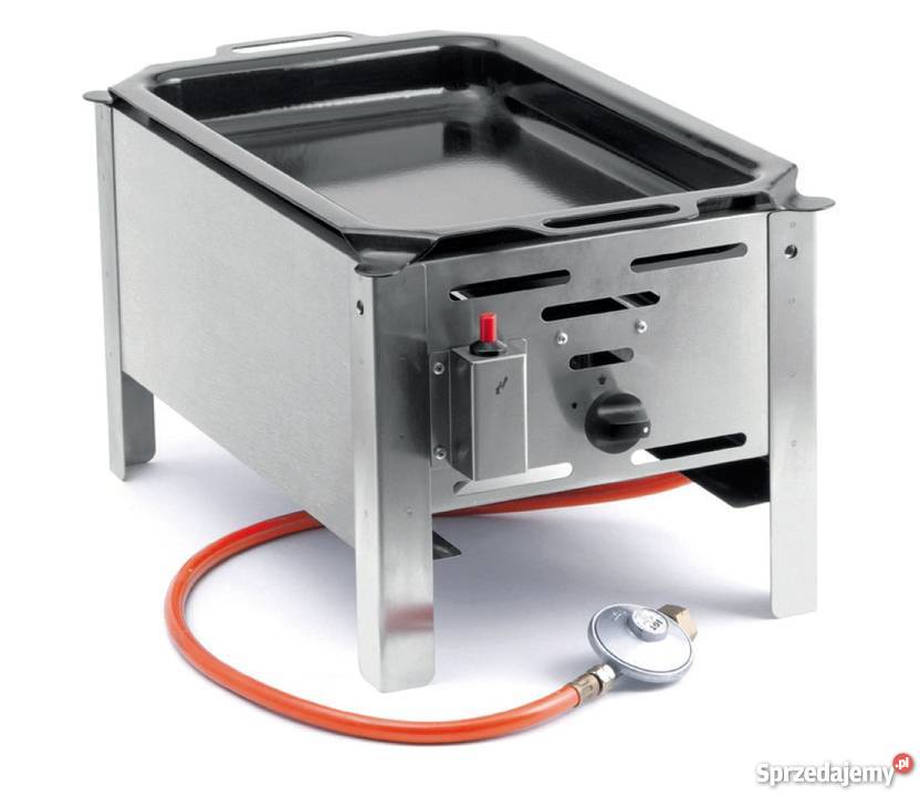 Patelnia gazowa z wkładem emaliowanym 58kW Hendi Poczesna