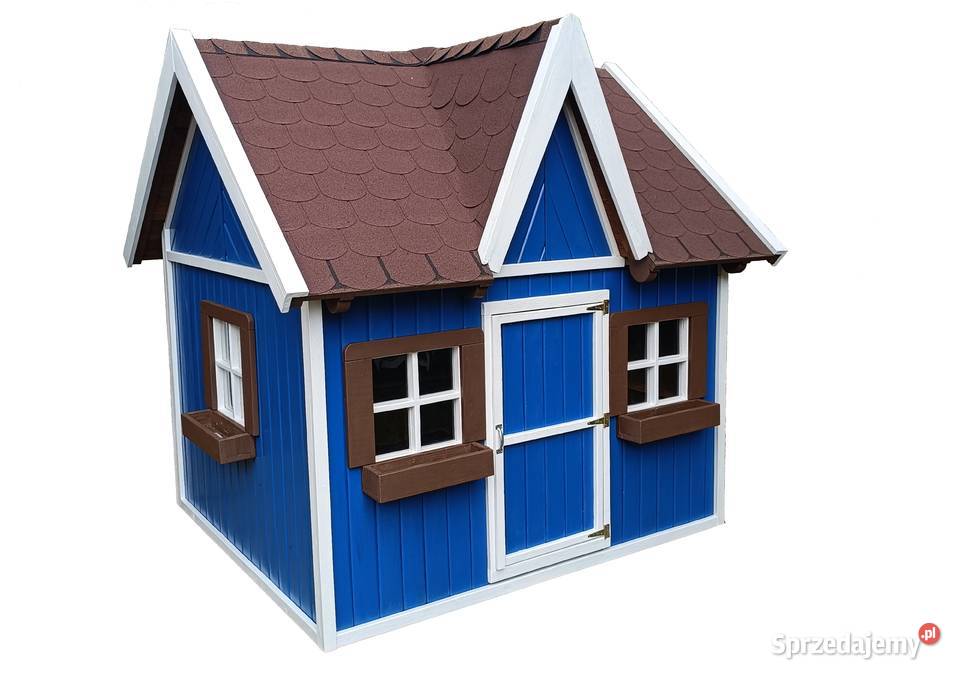 Duży domek ogrodowy dzieci styl skandynawski Pasłęk