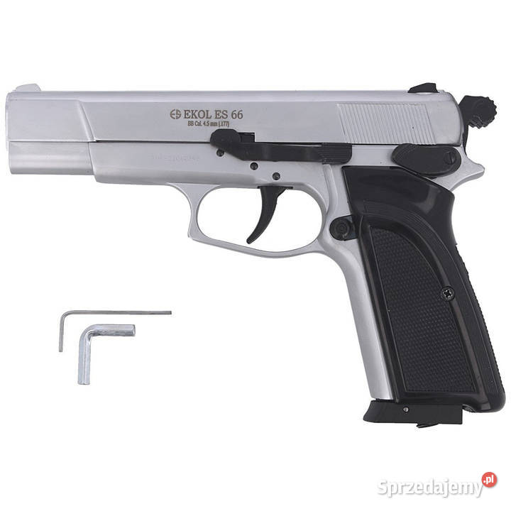 Pistolet wiatrówka EKOL Voltran ES 66 White 45 Sporty strzeleckie i myślistwo