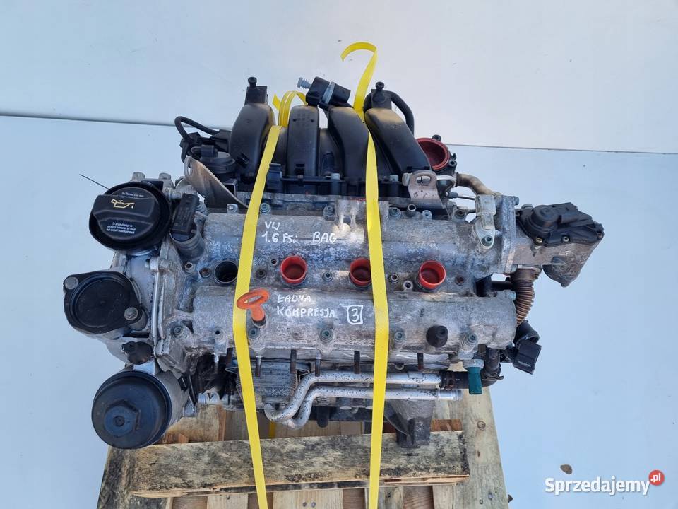 SILNIK KOMPLET Audi A3 II 8P 16 FSI 115 BAG Rudka