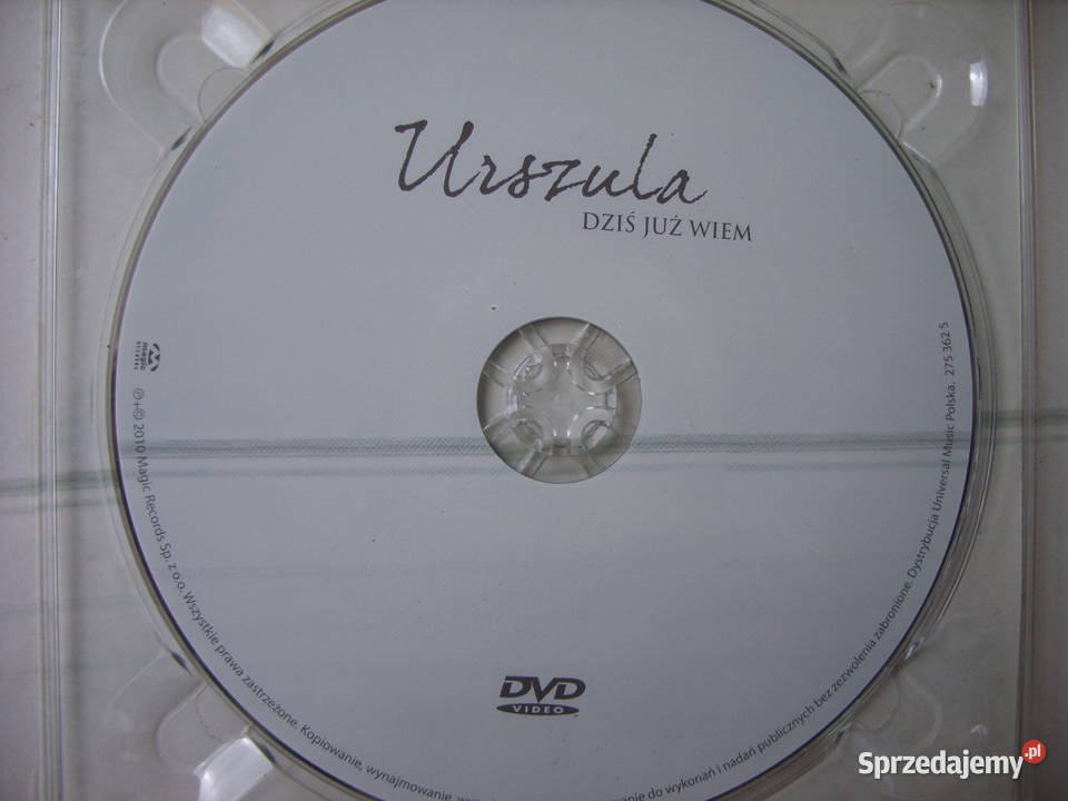 Pop DVD URSZULA Dis juz wiem 2010 pop Wołów