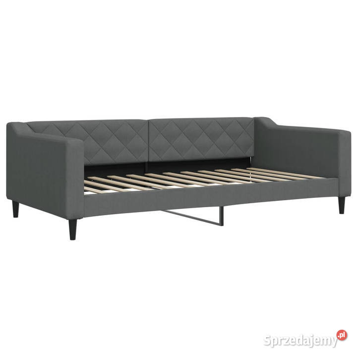 Sofa rozsuwana z szufladami ciemnoszara tkanina Warszawa sprzedam
