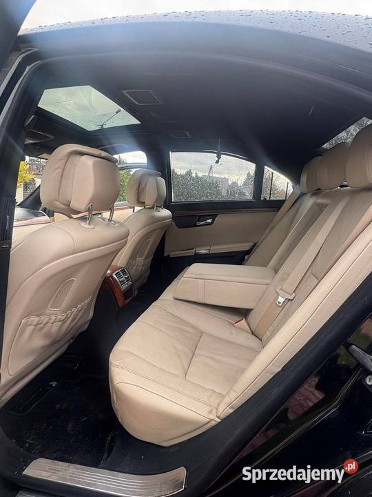 Mercedes S klasa salon Polska okazja czarny Mercedes-Benz Zgierz