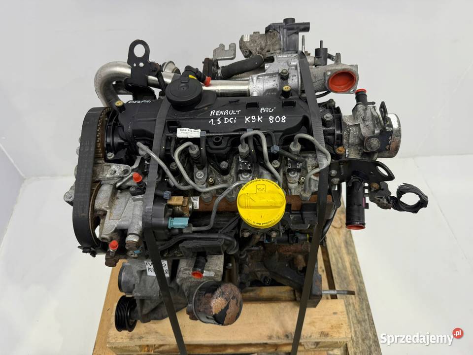 SILNIK K9K808 Renault Kangoo II 15 DCI 75 diesel Silniki kompletne Chełm