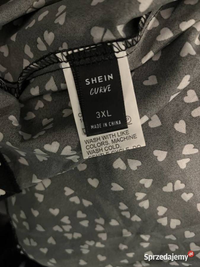 Shein Curve bluzka modny wzór serca serduszka 46 zachodniopomorskie Choszczno