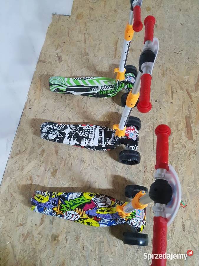 HULAJNOGA TRÓJKOŁOWA BALANSOWA super bohater Głogowa