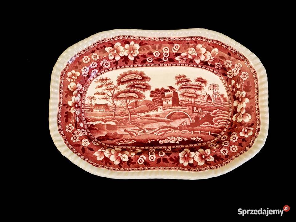 Półmisek angielski Copeland Spodes Tower Antyki, Sztuka, Kolekcje Chełm