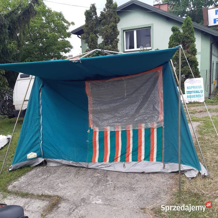 Namiot kompletny 4 osoby niemiecki Ciechanów
