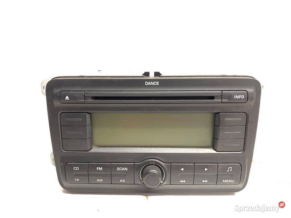 RADIO SKODA ROOMSTER 5J0035161 0615 ODTWARZACZ Sprzęt audio fabryczny podkarpackie