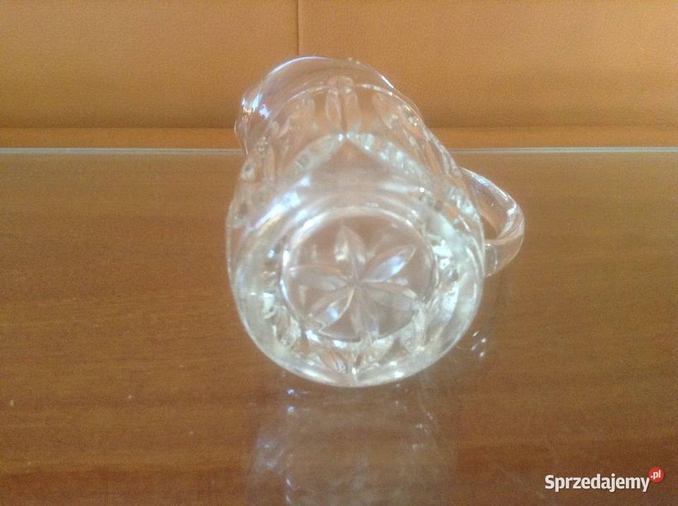 Mlecznik ze szkła kryształowego lata 8090 Dzbanki, karafki i mleczniki Opole