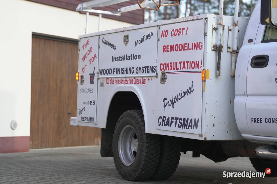Chevrolet Silverado 3500 service truck gmc ram automatyczna Silverado Celestynów