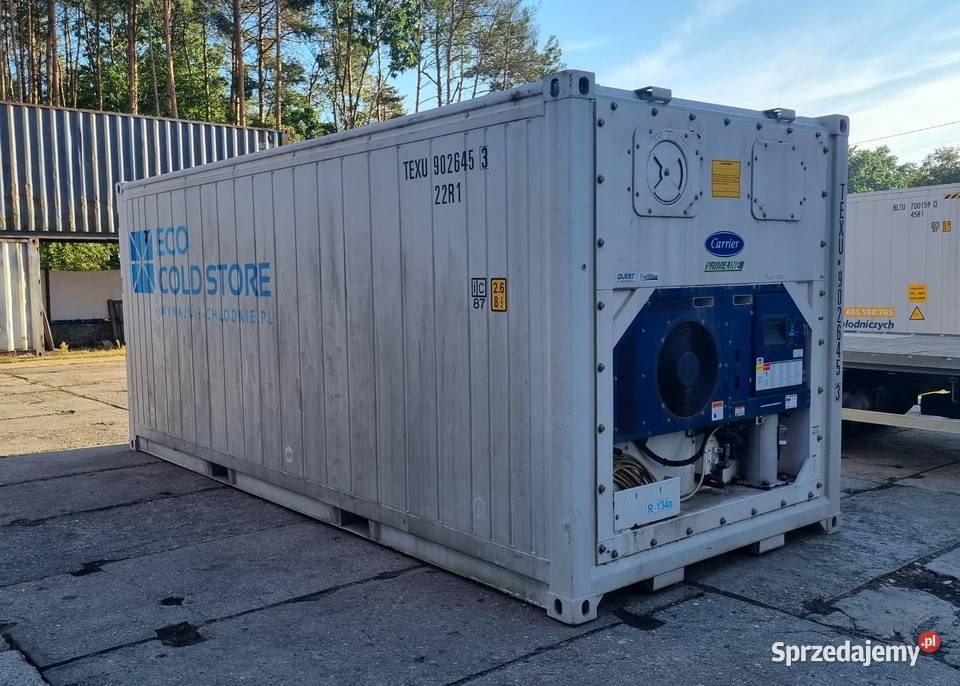 Kontener chłodniczy używany 20 RF magazyn Magazynowanie Olsztyn