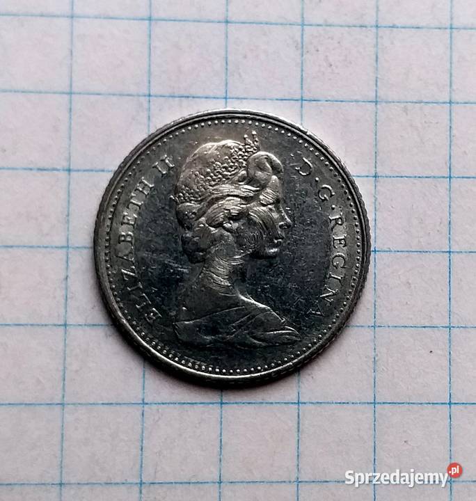 10 CENTÓW 10 CENTS 1969 KANADA Piszczac