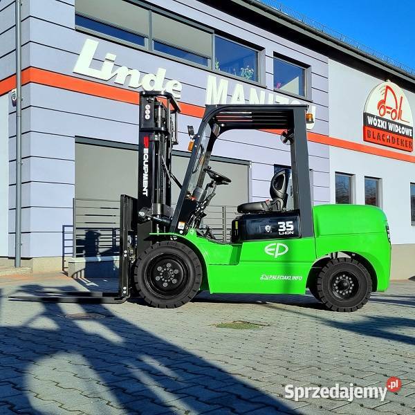 Nowy elektryczny wózek widłowy EP EFL352 Triplex Mogilany