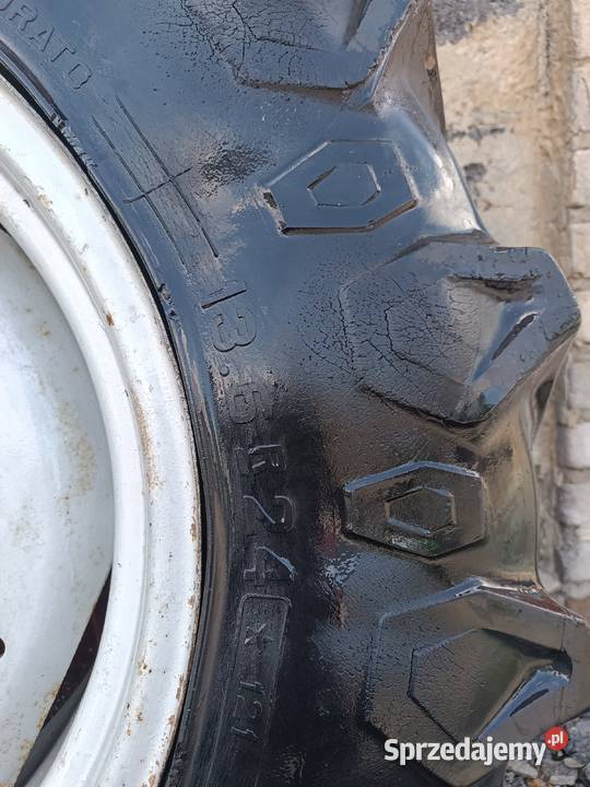 KOŁA DEUTZ DX 85 KOŁO FELGA OPONA 136 R24 184 R Czermno sprzedam