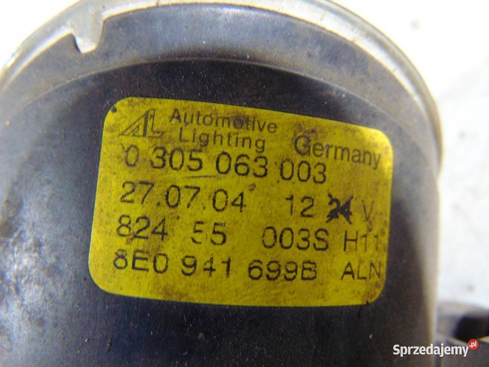 HALOGEN LEWY AUDI A4 B6 8E0941699B Światła do jazdy dziennej DRL sprzedam