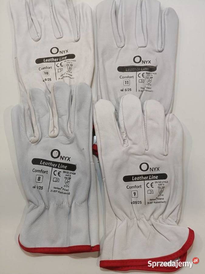 Rękawice ochronne z naturalnej skóry koziej mazowieckie Radom