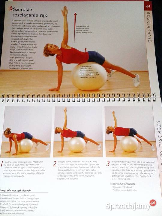 Ćwiczenia z piłką Chrissie GallagherMundy miękka lubelskie Chełm