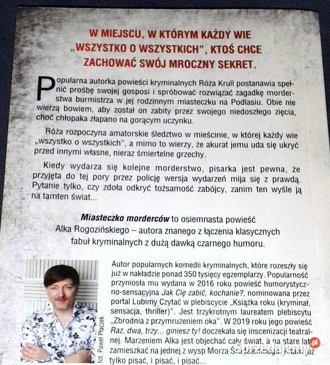 Miasteczko morderców Alek Rogoziński Chełm