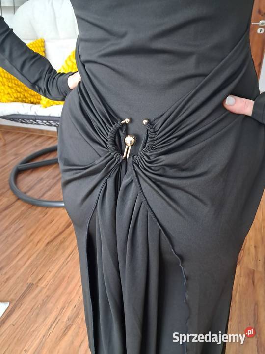 nowa czarna sukienka rozmiar sm brak metki sprzedam