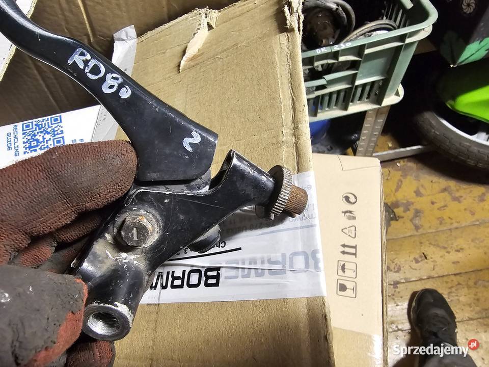 Yamaha RD 80 LC klamka manetka wajcha sprzęgła Części i akcesoria motocyklowe Jelenia Góra