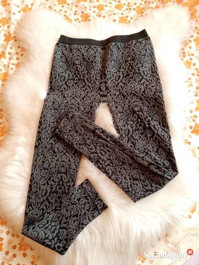 Legginsy z ornamentem gothic style SM czarny Olkusz
