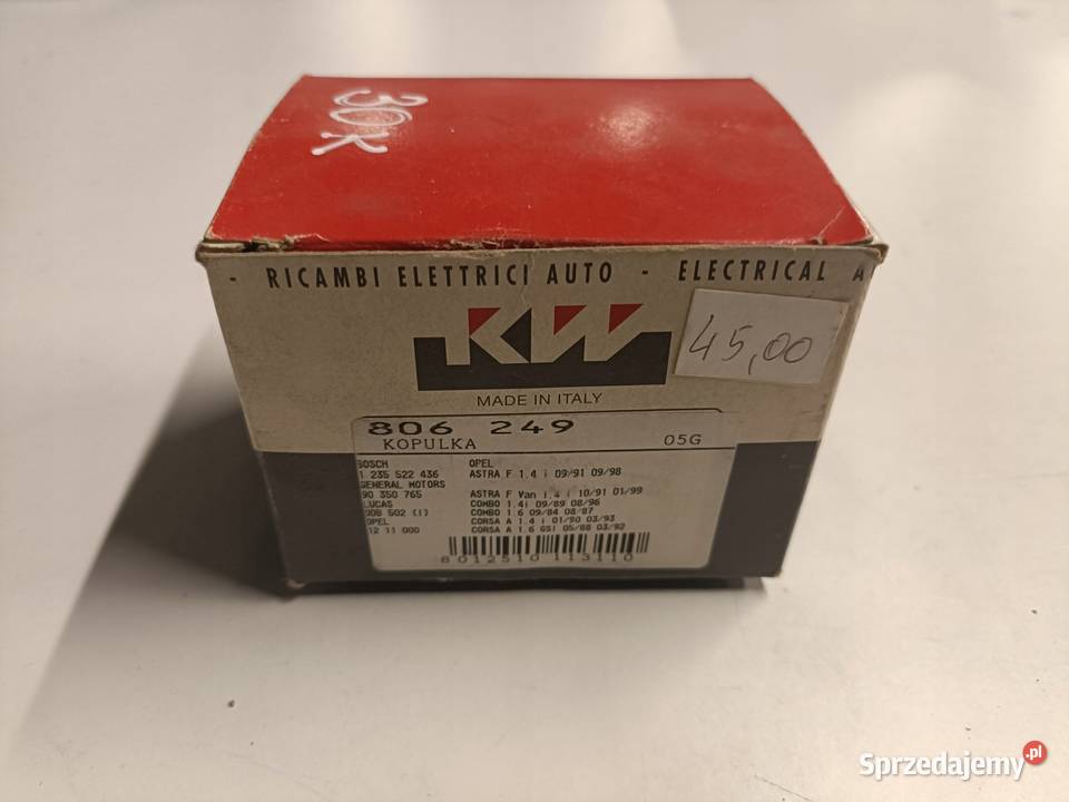 Opel Astra F Corsa A KOPUŁKA APARATU ZAPŁONOWEGO Rudka