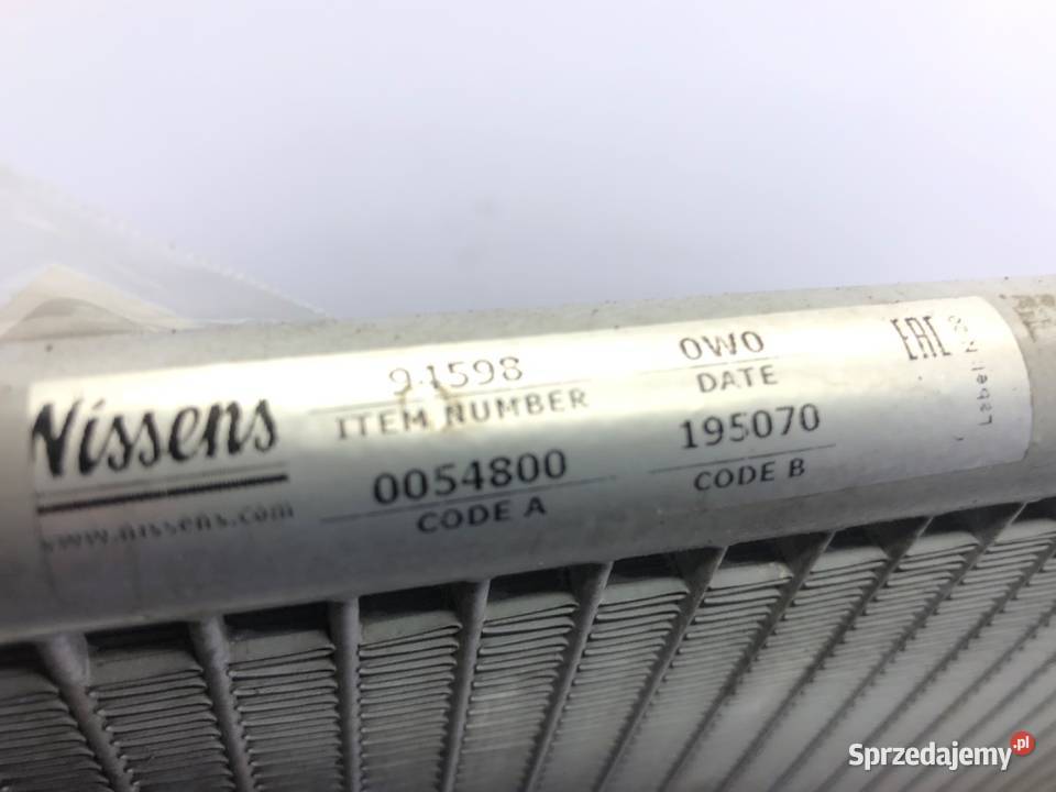 CHŁODNICA KLIMATYZACJI OPEL VECTRA C 22 125 0209 osobowe