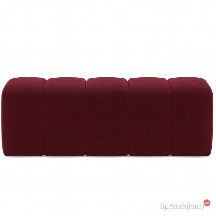 Pufa Tapicerowane Bubble Premium Czerwona Edite 30cm mazowieckie Warszawa